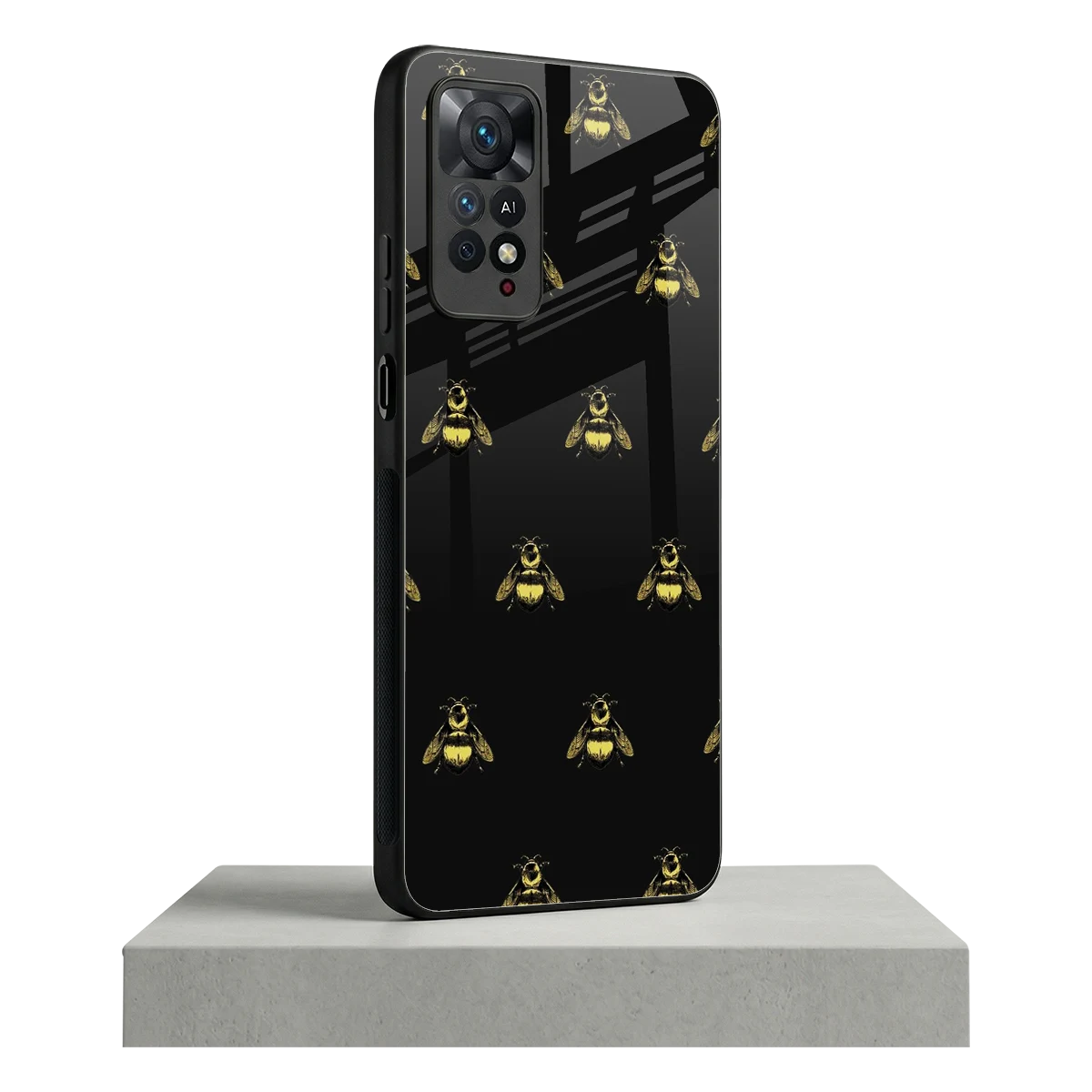 Buzz Bliss redmi note 11 pro mobile cover | shockproof glass phone case