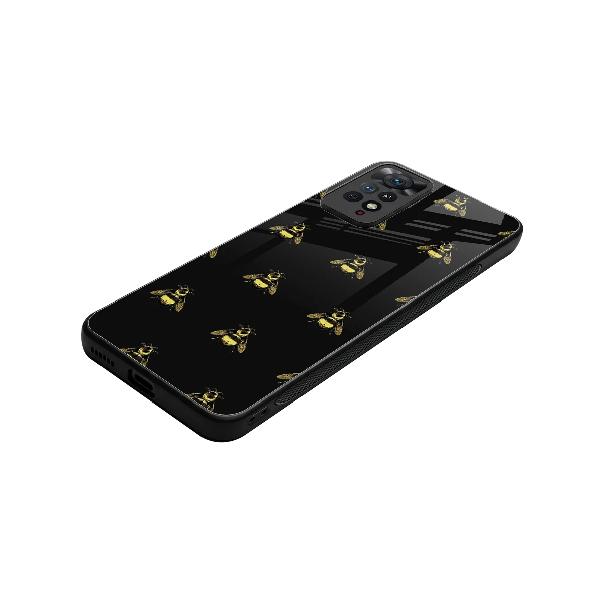 Buzz Bliss stylish phone case for redmi note 11 pro | glossy glass and slim fit