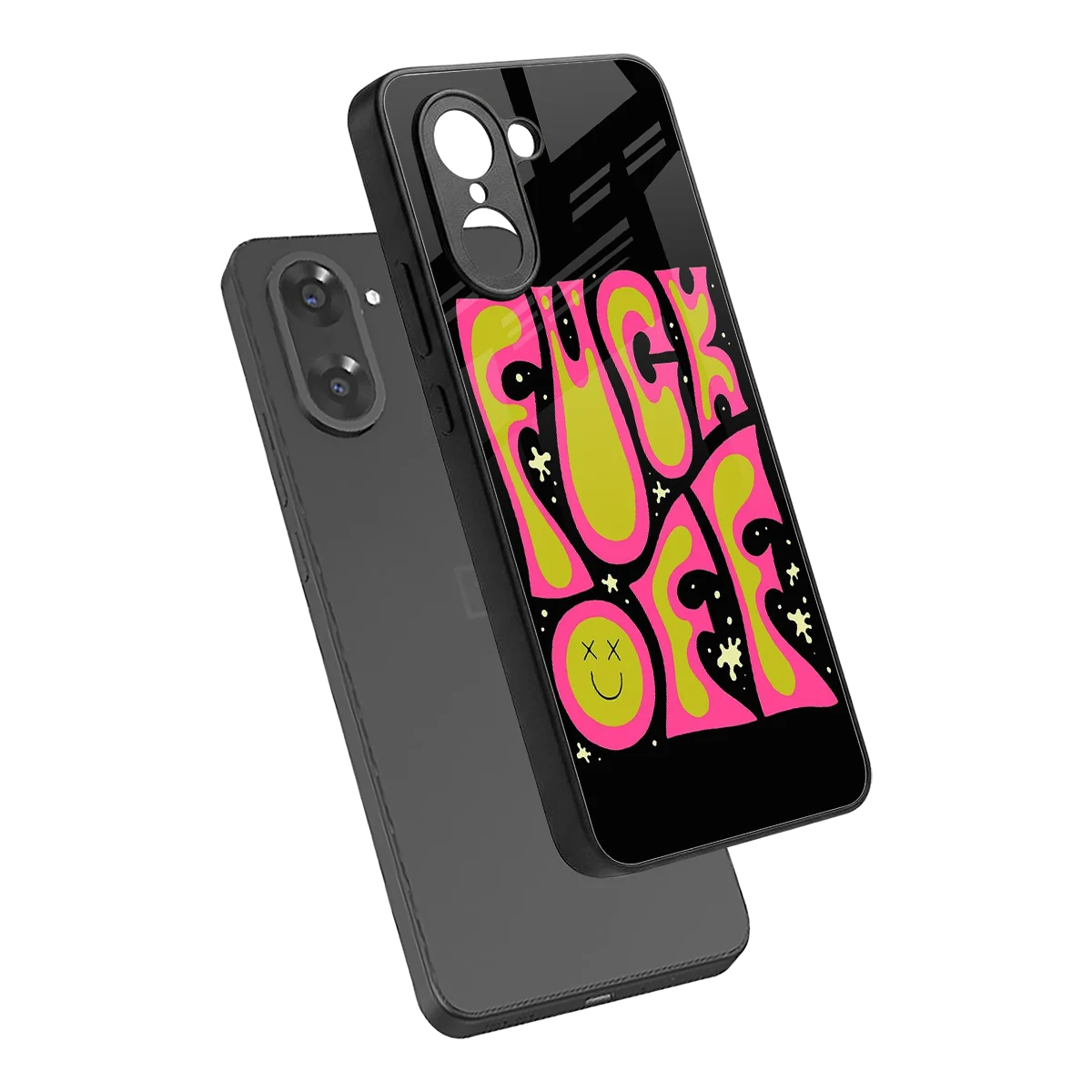 Buzz Off sleek oneplus nord ce5 5g cover with tempered glass back and TPU edges