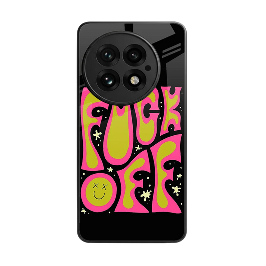Buzz Off back phone cover | glass case for oneplus 13