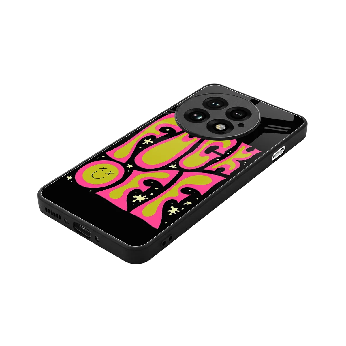 Buzz Off stylish phone case for oneplus 13 | glossy glass and slim fit