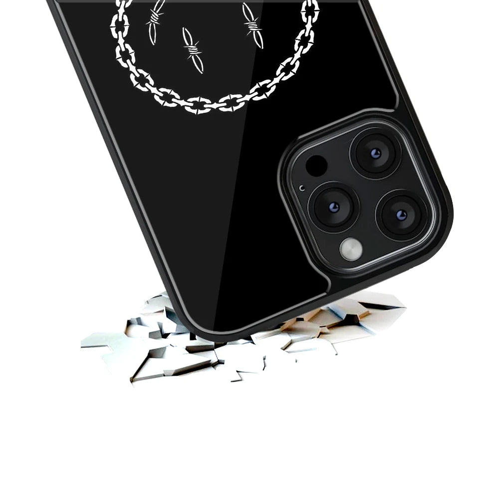 Durable Glass Back Mobile Case for iPhone, Samsung, OnePlus, Google Pixel, Redmi, Vivo, Oppo