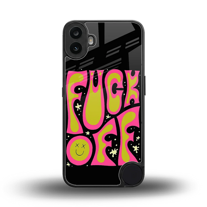 Buzz Off back phone cover | glass case for cmf nothing phone 1