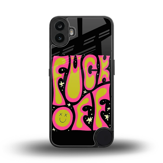 Buzz Off back phone cover | glass case for cmf nothing phone 1