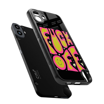 Buzz Off sleek cmf nothing phone 1 cover with tempered glass back and TPU edges