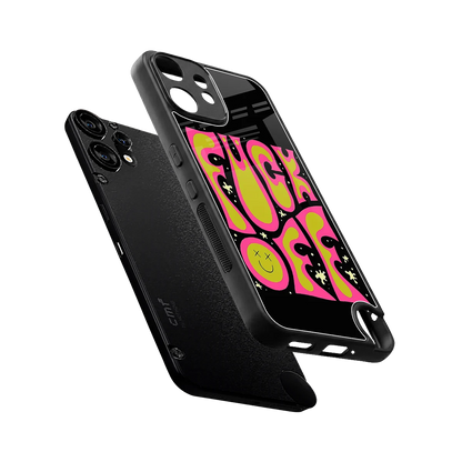 Buzz Off sleek cmf nothing phone 2 pro cover with tempered glass back and TPU edges