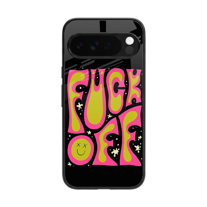 Buzz Off back phone cover | glass case for google pixel 10 pro xl