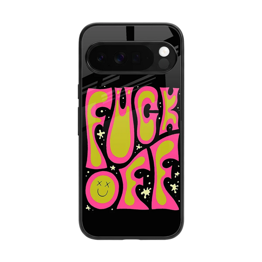 Buzz Off back phone cover | glass case for google pixel 10 pro xl