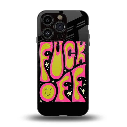 Buzz Off back phone cover | glass case for iphone 12 pro