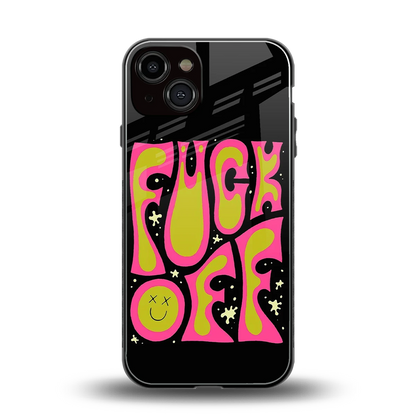 Buzz Off back phone cover | glass case for iphone 13