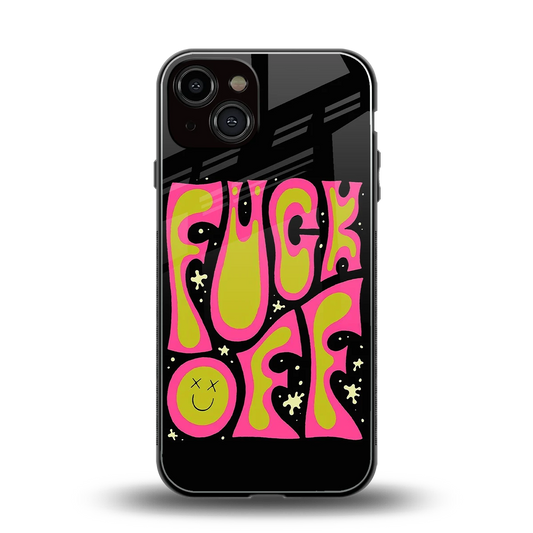 Buzz Off back phone cover | glass case for iphone 14