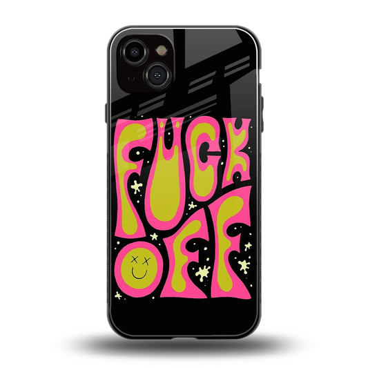 Buzz Off back phone cover | glass case for iphone 14 plus