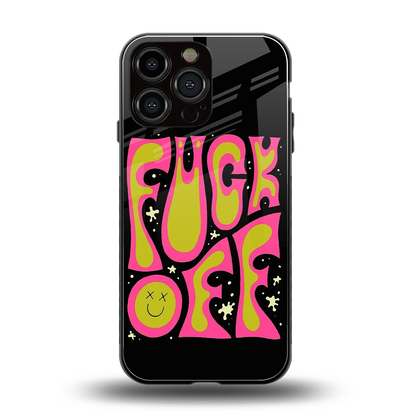 Buzz Off back phone cover | glass case for iphone 15 pro max