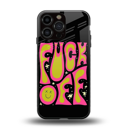 Buzz Off back phone cover | glass case for iphone 15 pro max