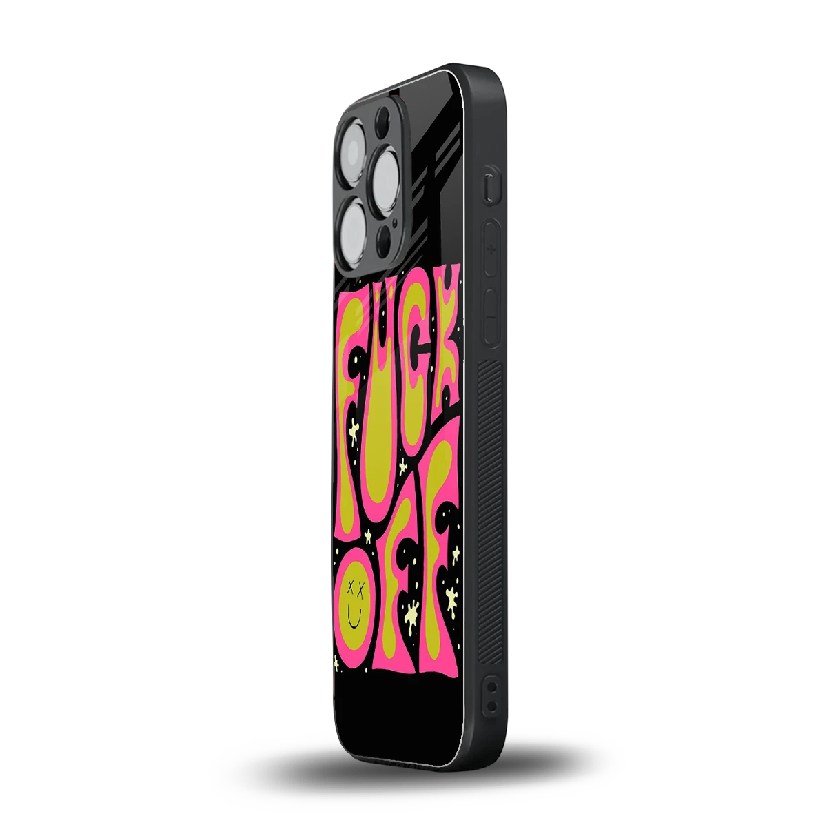 Buzz Off iphone 15 pro mobile cover | shockproof glass phone case