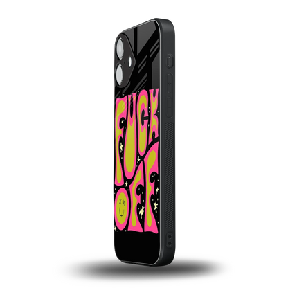 Buzz Off iphone 16 plus mobile cover | shockproof glass phone case