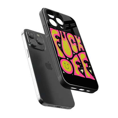 Buzz Off sleek iphone 16 pro max cover with tempered glass back and TPU edges