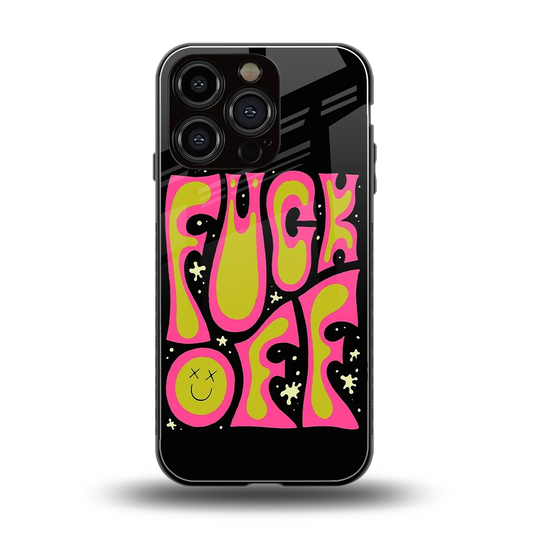Buzz Off back phone cover | glass case for iphone 16 pro