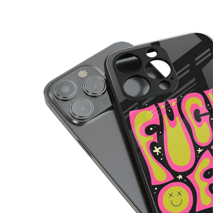 Buzz Off stylish phone case for iphone 12 | glossy glass and slim fit