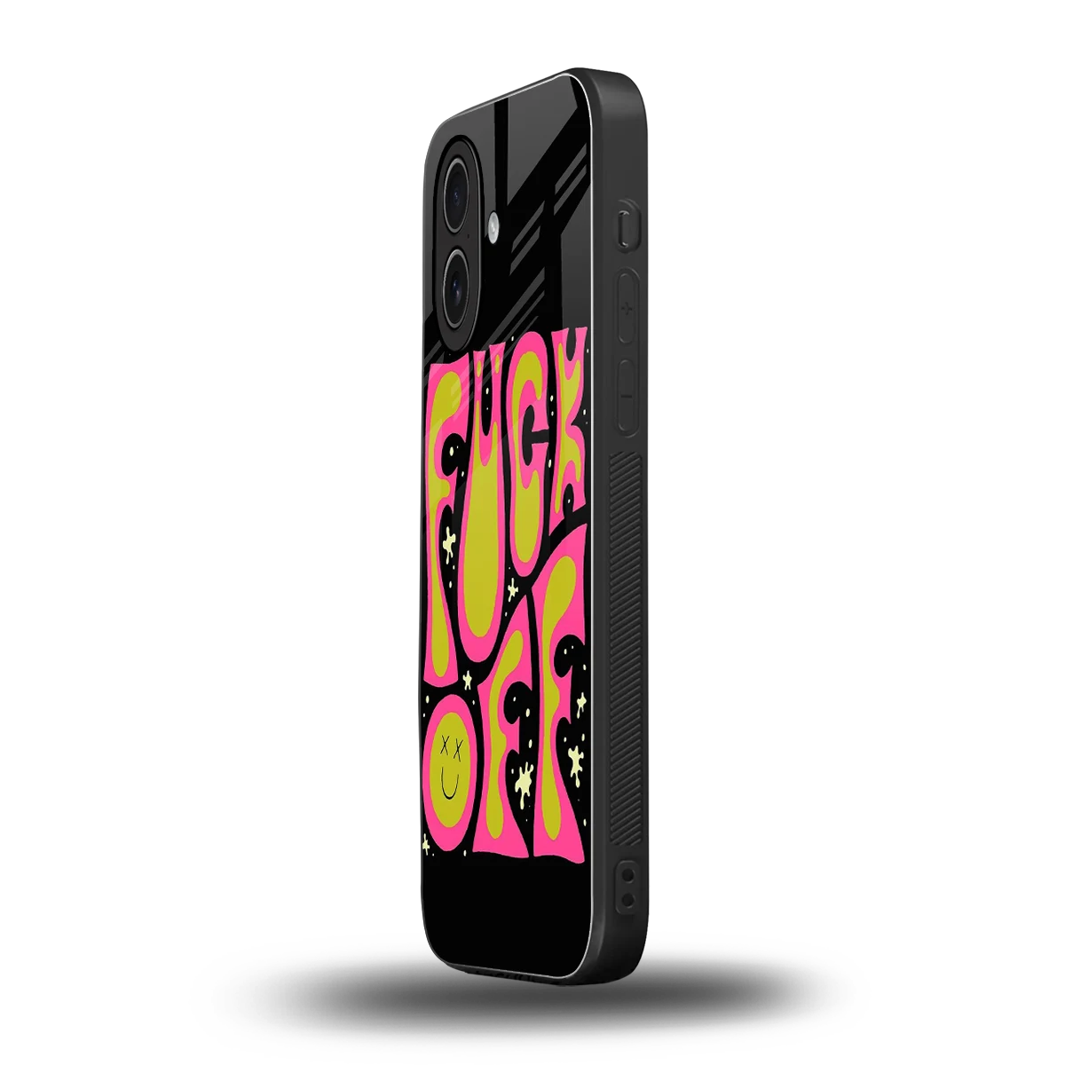 Buzz Off iphone 17 mobile cover | shockproof glass phone case