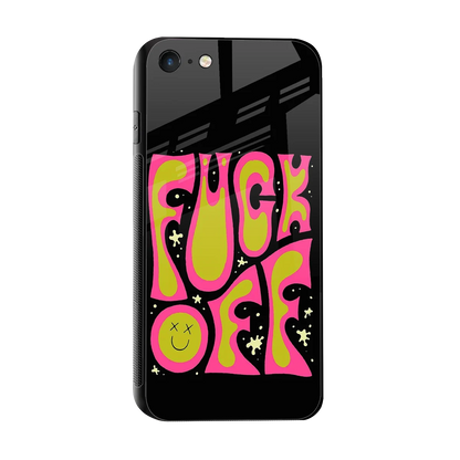 Buzz Off sleek iphone 7 cover with tempered glass back and TPU edges