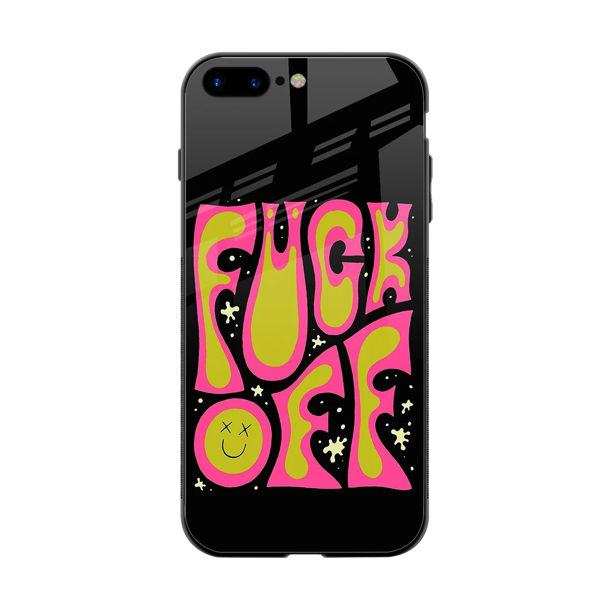 Buzz Off back phone cover | glass case for iphone 8 plus
