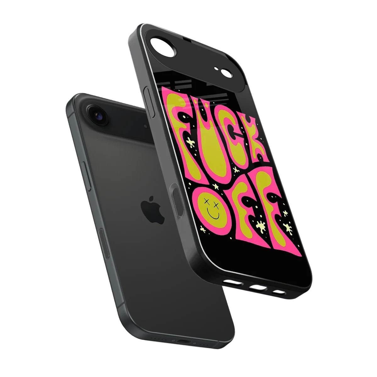 Buzz Off sleek iphone air cover with tempered glass back and TPU edges