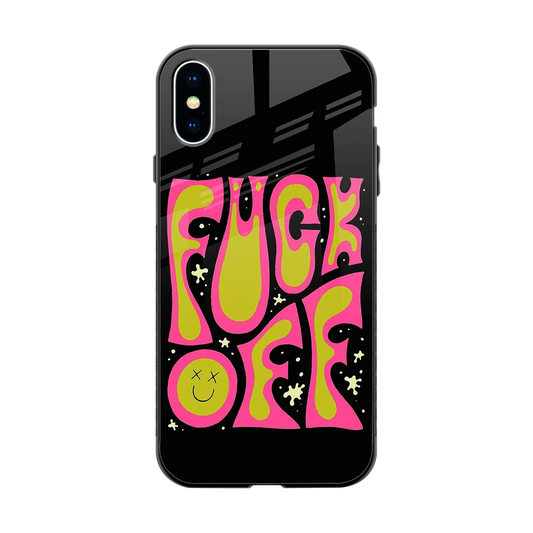 Buzz Off back phone cover | glass case for iphone x