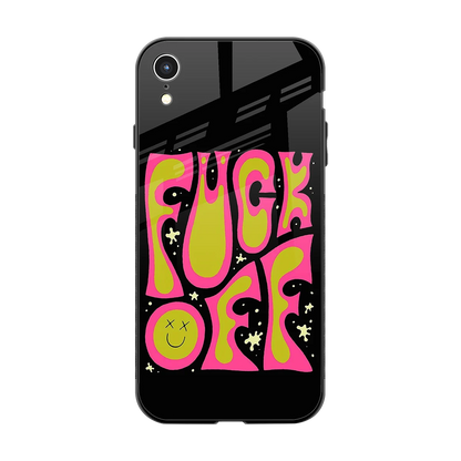 Buzz Off back phone cover | glass case for iphone xr