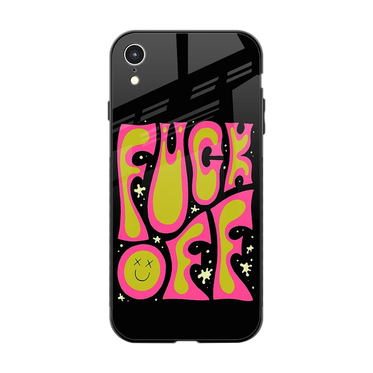 Buzz Off back phone cover | glass case for iphone xr