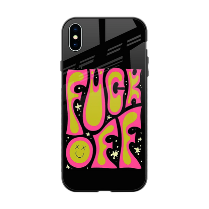 Buzz Off back phone cover | glass case for iphone xs max