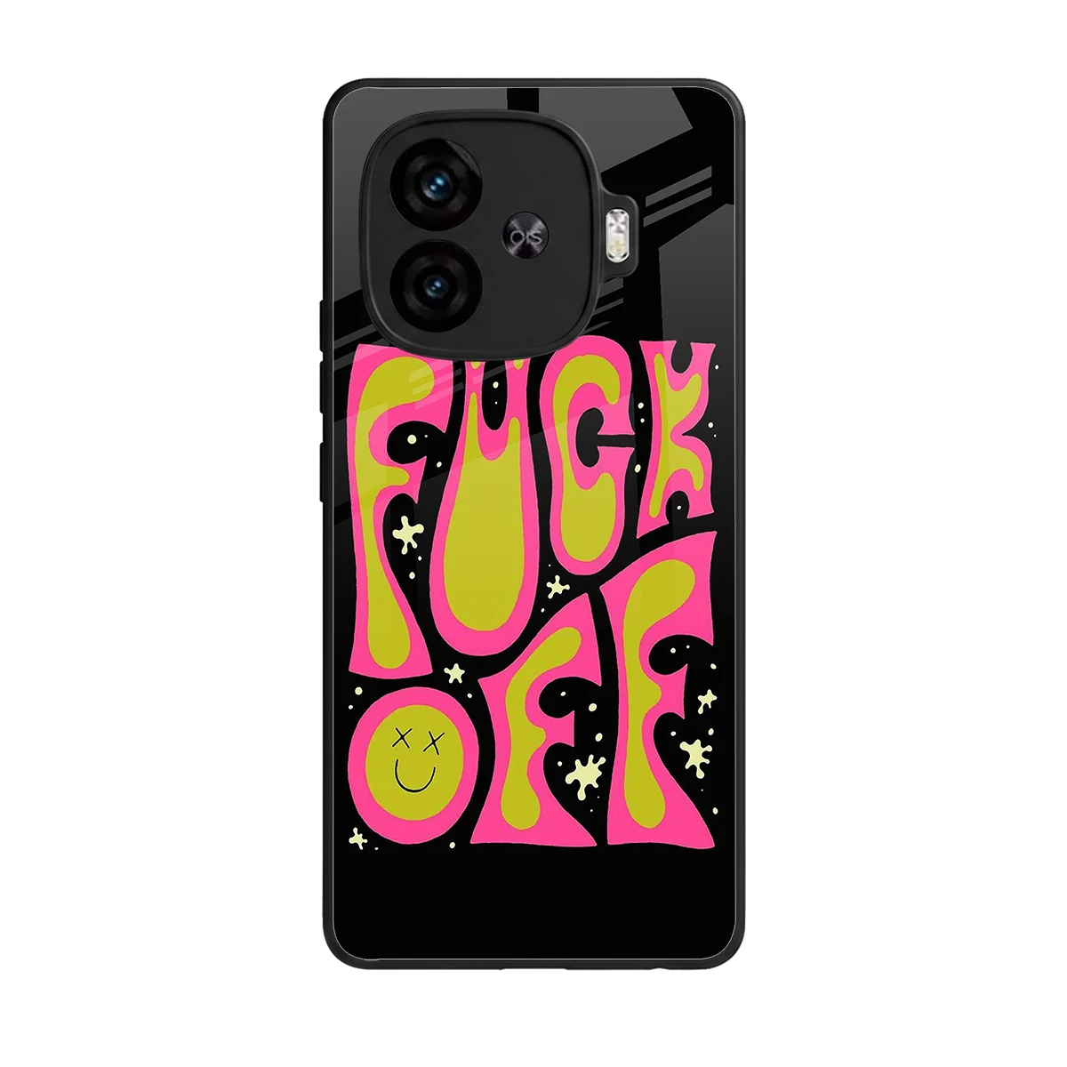 Buzz Off back phone cover | glass case for iqoo neo 10r 5g