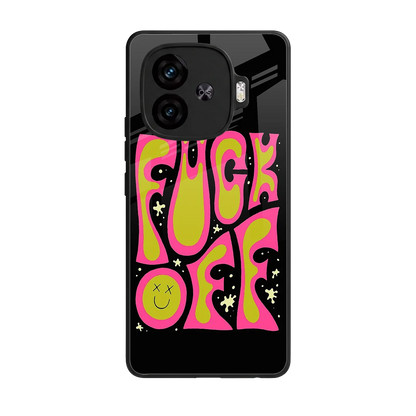 Buzz Off back phone cover | glass case for iqoo neo 10r 5g