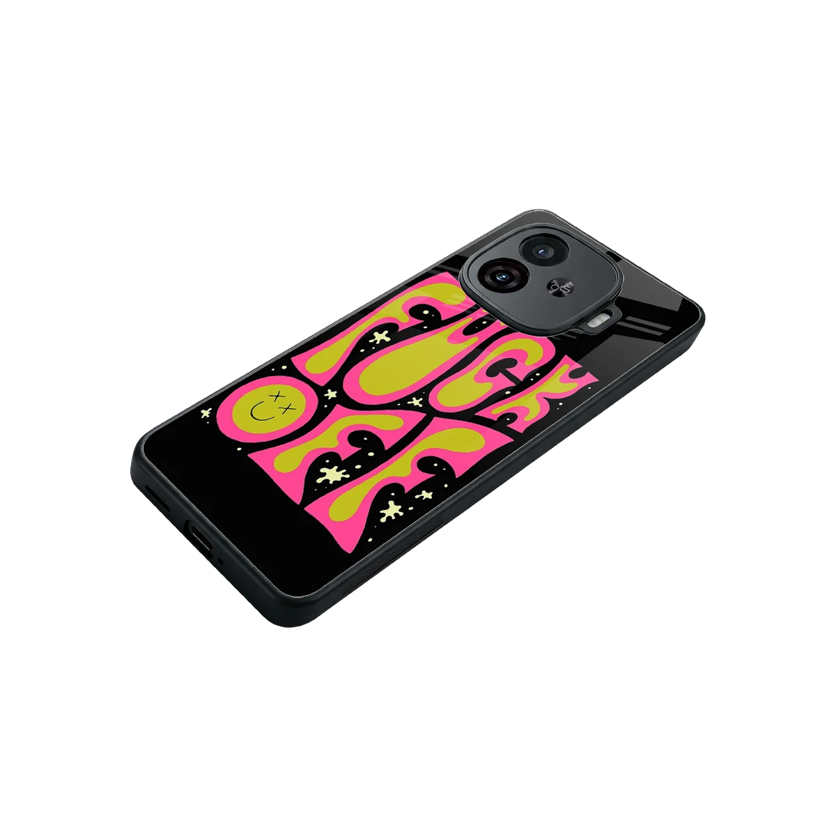 Buzz Off stylish phone case for iqoo neo 10r 5g | glossy glass and slim fit