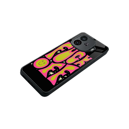 Buzz Off stylish phone case for iqoo neo 10r 5g | glossy glass and slim fit