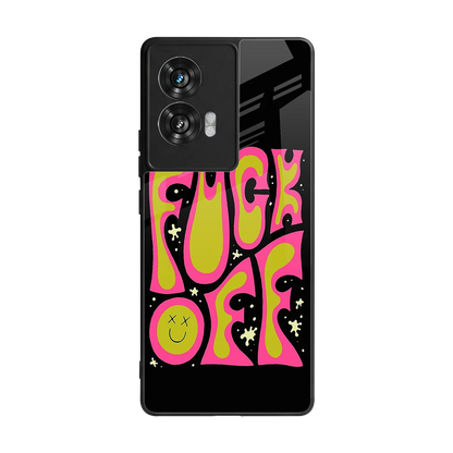 Buzz Off back phone cover | glass case for motorola edge 50 fusion