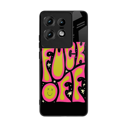 Buzz Off back phone cover | glass case for motorola edge 50 pro