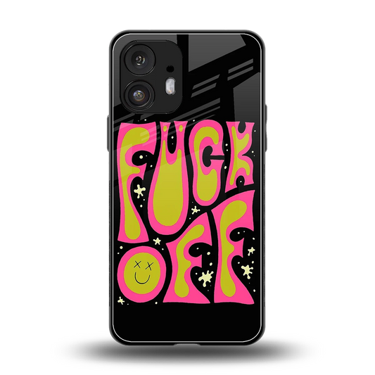 Buzz Off back phone cover | glass case for nothing phone 2