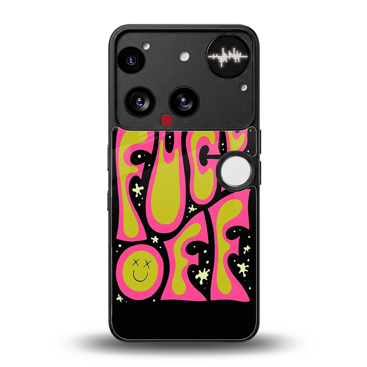 Buzz Off back phone cover | glass case for nothing phone 3