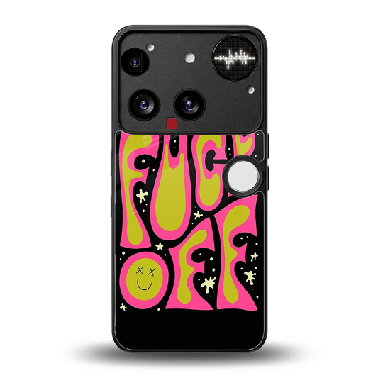 Buzz Off back phone cover | glass case for nothing phone 3