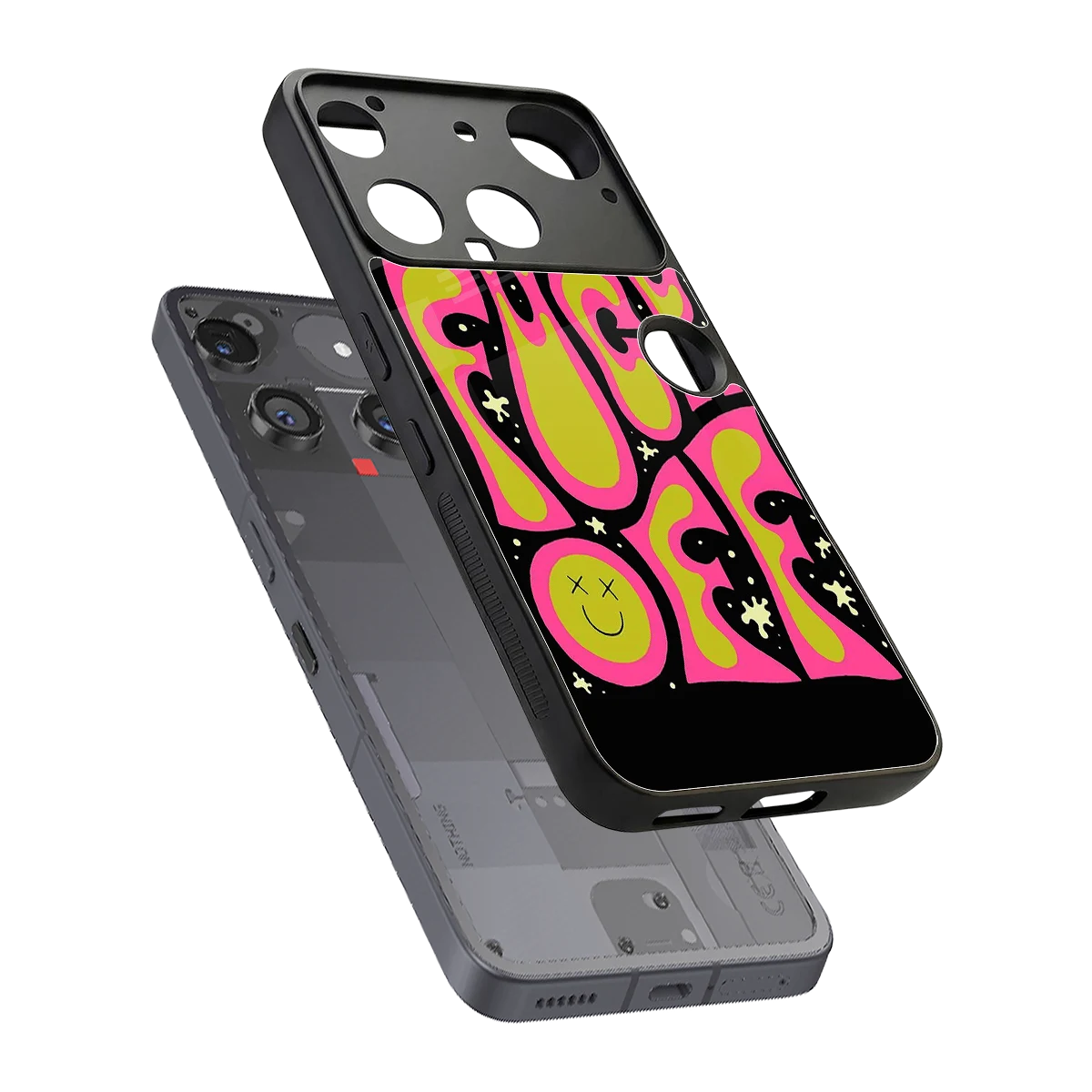 Buzz Off sleek nothing phone 3 cover with tempered glass back and TPU edges