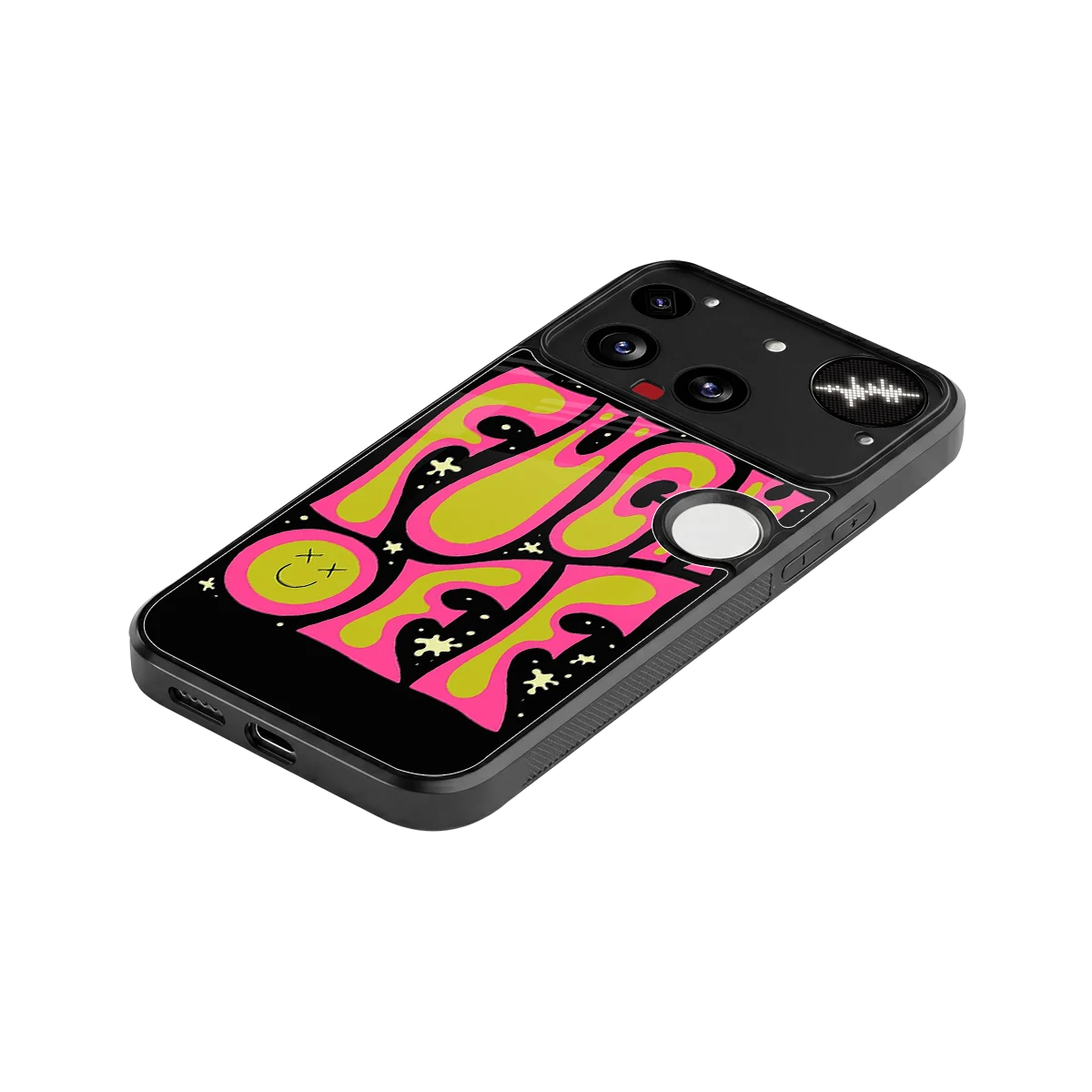 Buzz Off stylish phone case for nothing phone 3 | glossy glass and slim fit