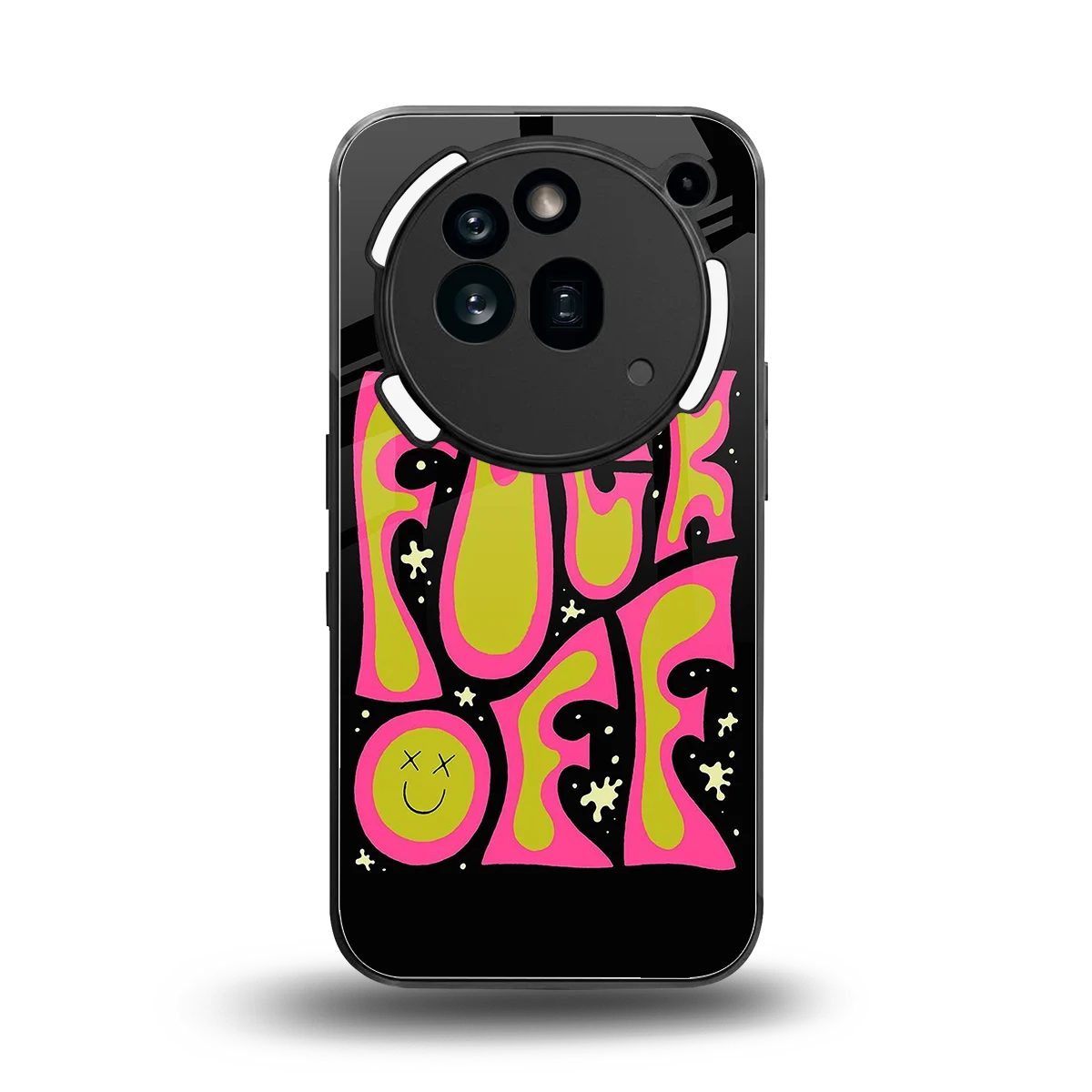 Buzz Off back phone cover | glass case for nothing phone 3a pro