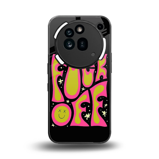 Buzz Off back phone cover | glass case for nothing phone 3a pro