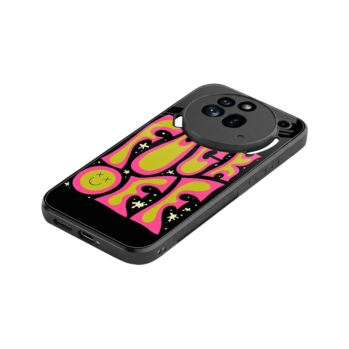 Buzz Off stylish phone case for nothing phone 3a pro | glossy glass and slim fit