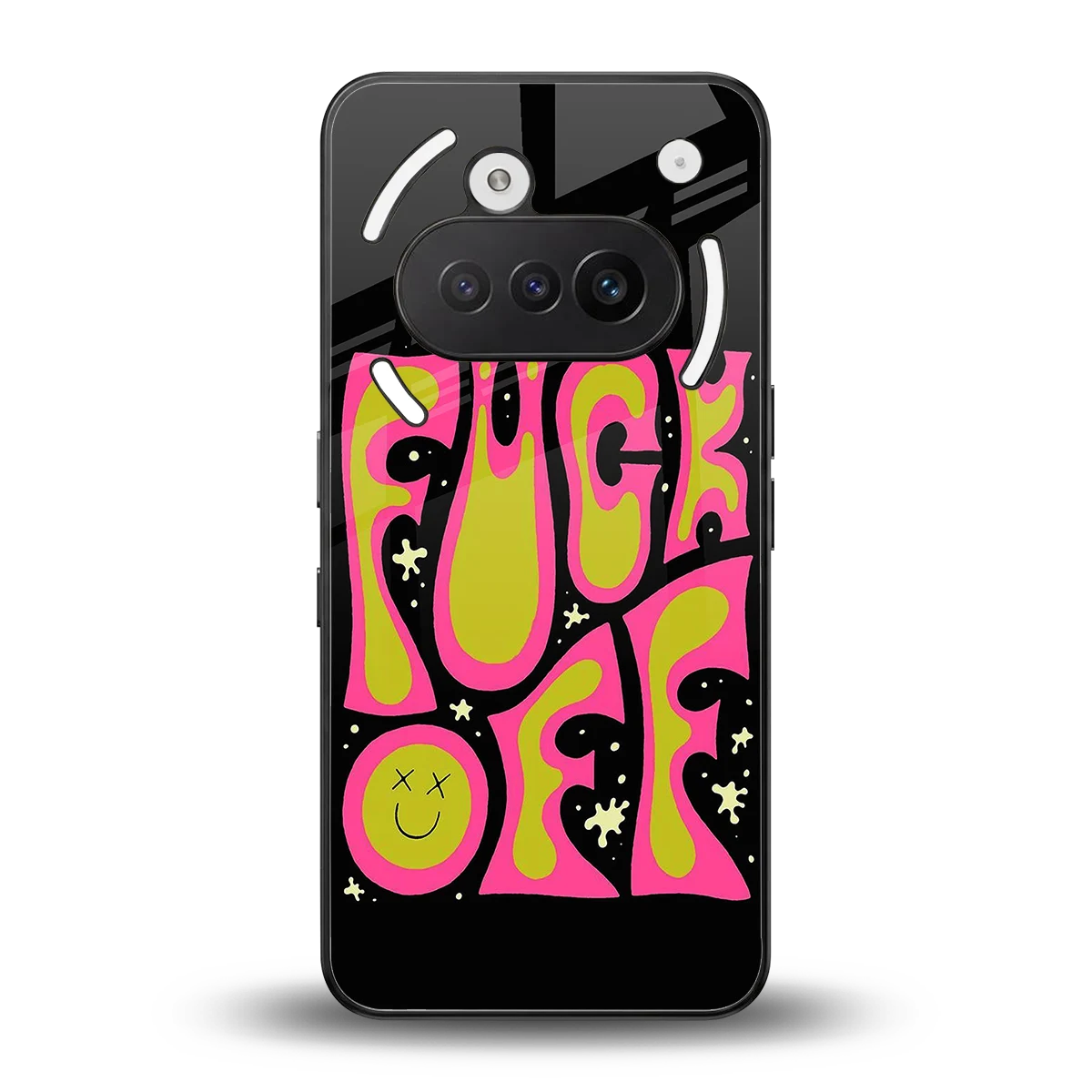 Buzz Off back phone cover | glass case for nothing phone 3a