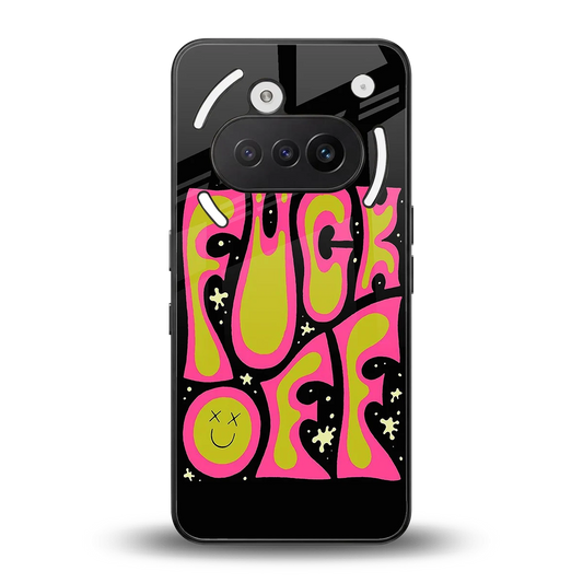 Buzz Off back phone cover | glass case for nothing phone 3a