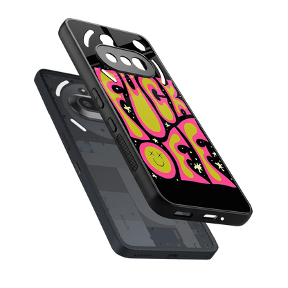 Buzz Off sleek nothing phone 3a cover with tempered glass back and TPU edges