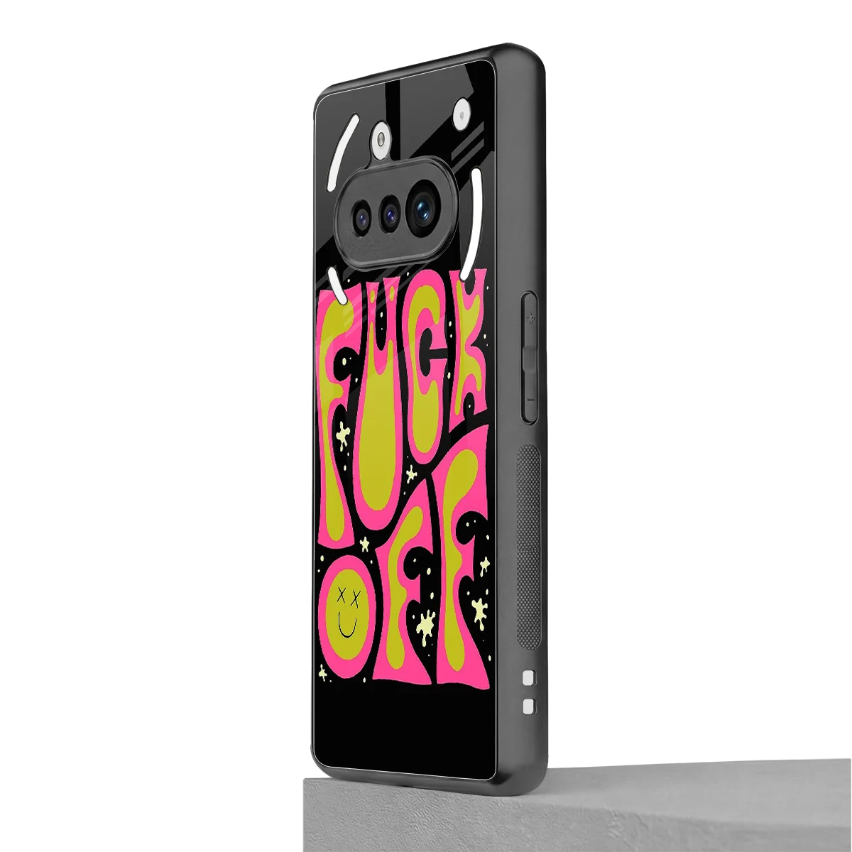 Buzz Off nothing phone 3a mobile cover | shockproof glass phone case