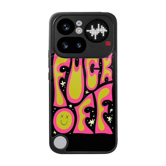 Buzz Off back phone cover | glass case for nothing phone 4a pro